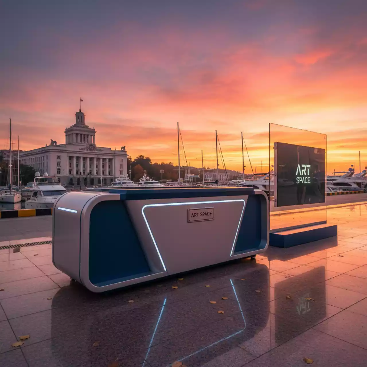 Аренда Чемодан Expand Podiumcase на территории Морпорта Сочи — ART SPACE