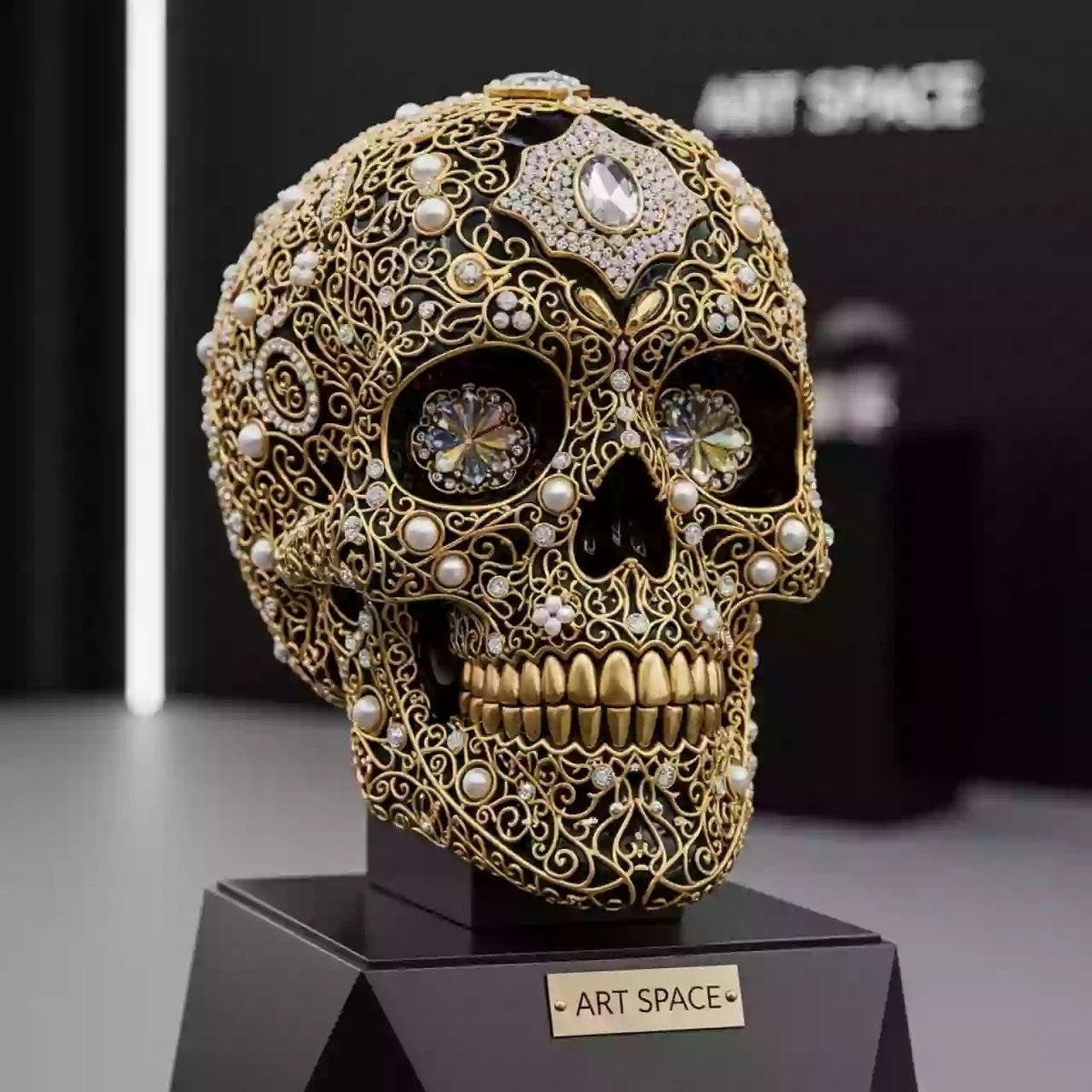 Аренда Череп с сокровищами в ледовом дворце «Роза Хутор» — ART SPACE