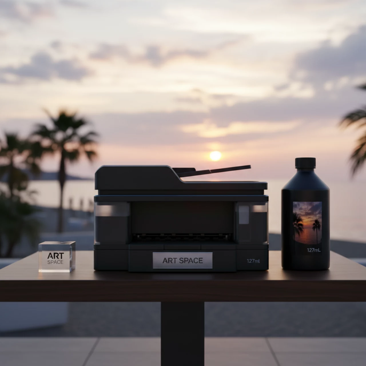 Аренда Чернила черные Epson для 4 цветной Фабрики печати EcoTank 127 мл в пляжном комплексе VinoGrad — ART SPACE