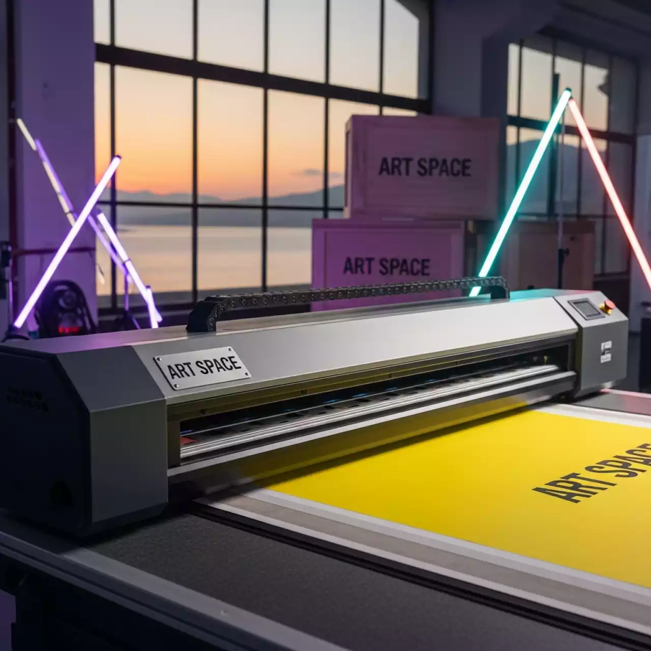 Аренда Чернила для плоттеров Bordeaux Plasma UV LED MK120 yellow на территории Морпорта Сочи — ART SPACE