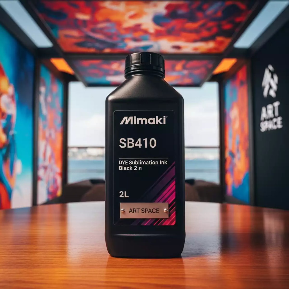Аренда Чернила для плоттеров Mimaki SB410 DYE Sublimation ink black 2 л на VIP теплоходе (Морпорт Сочи) — ART SPACE