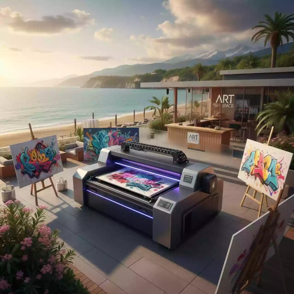 Аренда Чернила для плоттеров УФ Mimaki LUS 170UV LED Light Cyan 1000 мл на пляжных клубах Хосты — ART SPACE