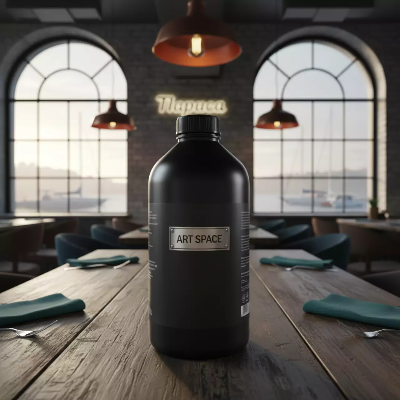 Аренда Чернила экосольвентные Artix Pro Black 1 л бутыль в ресторане «Паруса» — ART SPACE