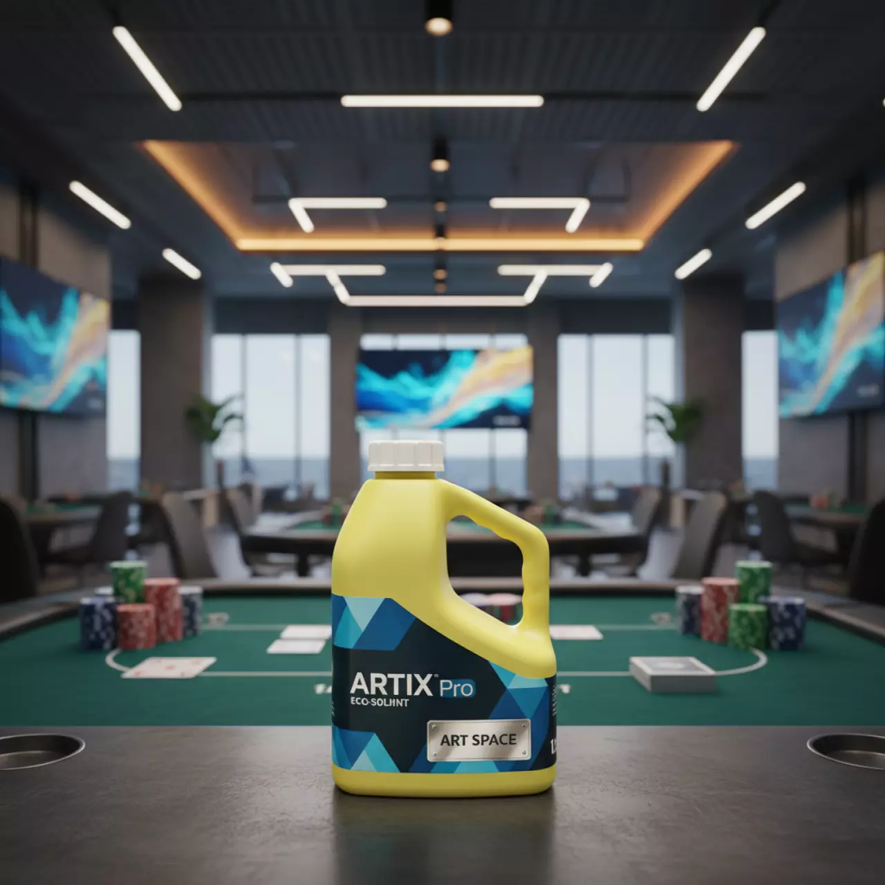 Аренда Чернила экосольвентные Artix Pro Yellow 1 л бутыль в зале «Чайка» (Морпорт) — ART SPACE