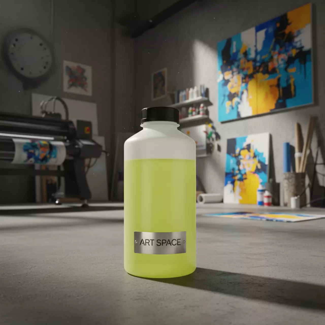 Аренда Чернила экосольвентные для плоттеров INXJet Triangle MSR Yellow 1000 мл в Университете «Сириус» — ART SPACE