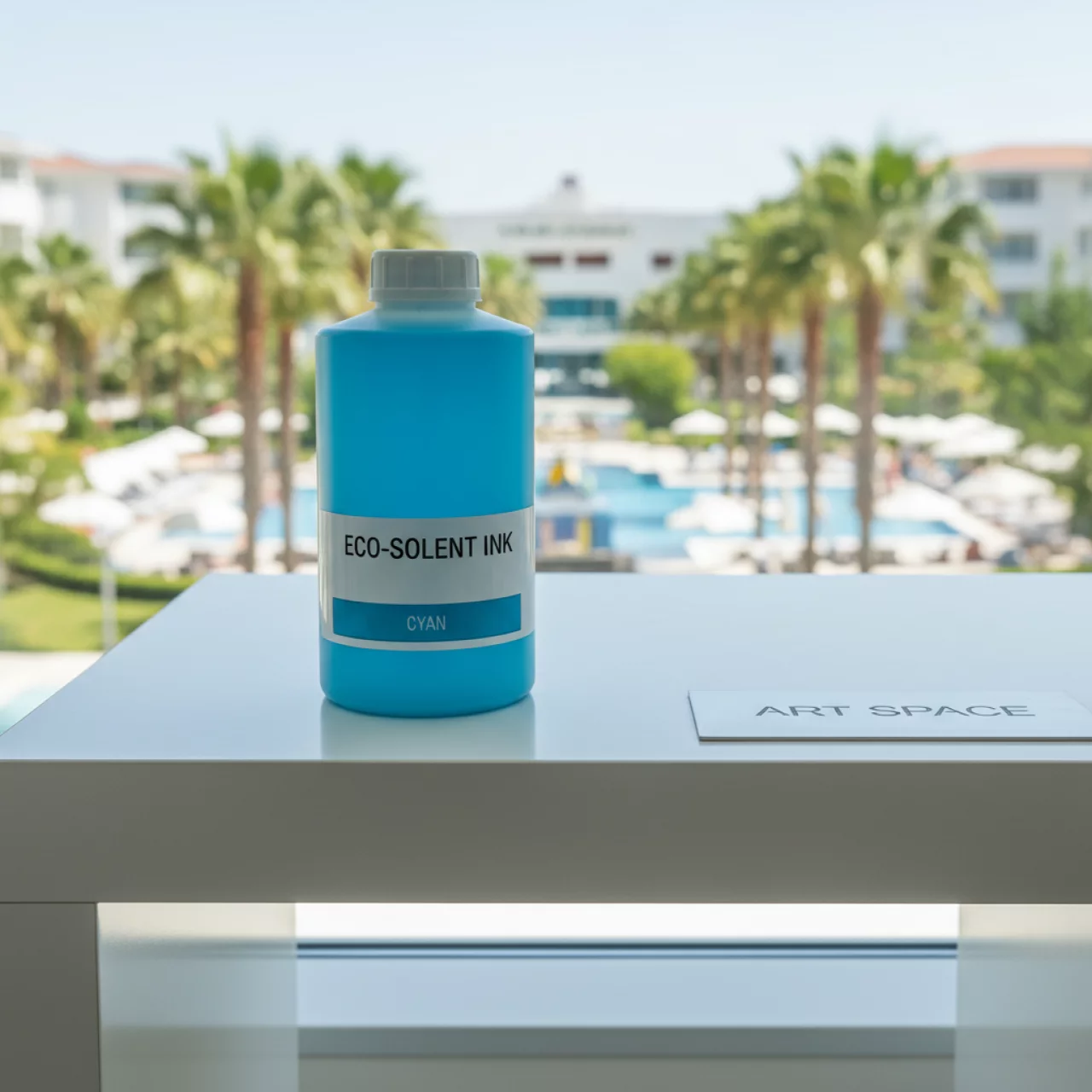 Аренда Чернила экосольвентные VEIKA Balance ME21 Light Cyan 1 л в Karat Resort — ART SPACE