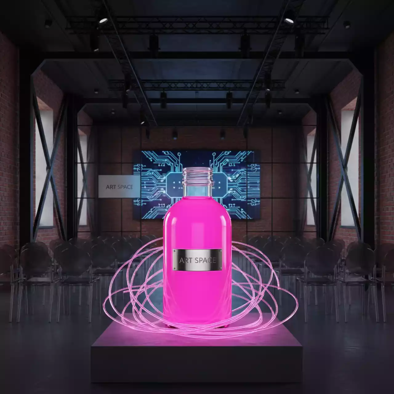 Аренда Чернила флуоресцентные розовые Epson T49F8 140 мл в конгресс-холле отеля Жемчужина — ART SPACE