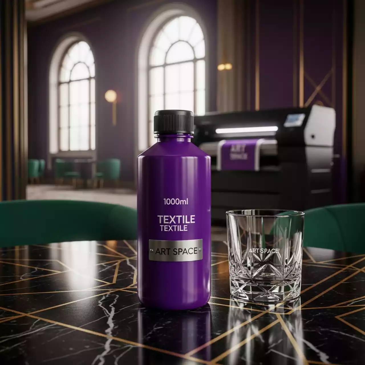 Аренда Чернила текстильные SPLASHJET EP D Plus фиолетовый 1000 мл в Гранд Отель Сочи — ART SPACE