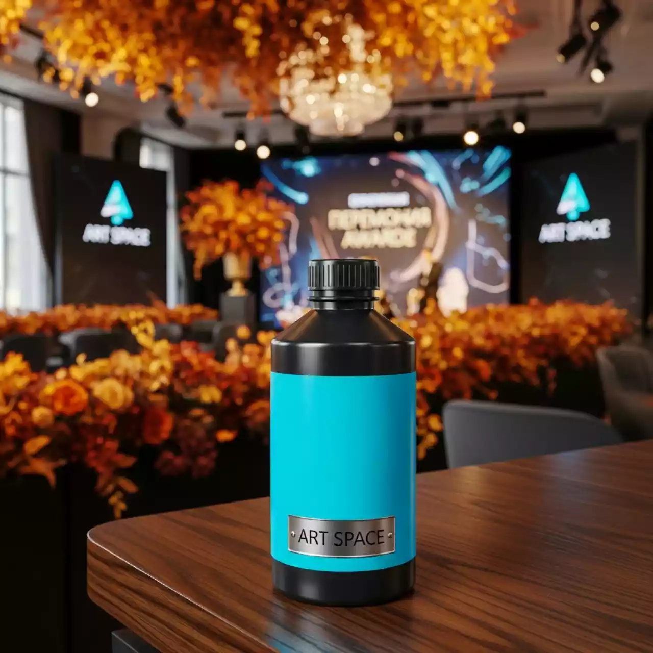 Аренда Чернила УФ для плоттеров Mimaki LUS 170UV LED Cyan 1000 мл в ресторане «Voda» — ART SPACE