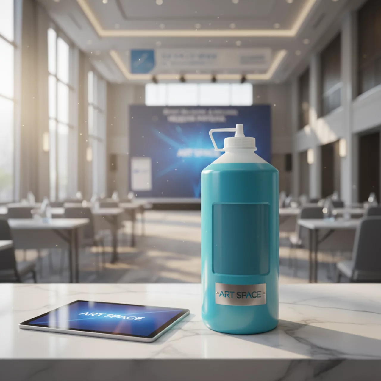 Аренда Чернила УФ LED для плоттеров Mimaki LUS 120UV Cyan 1000 мл в Sport Inn Hotel & Wellness — ART SPACE