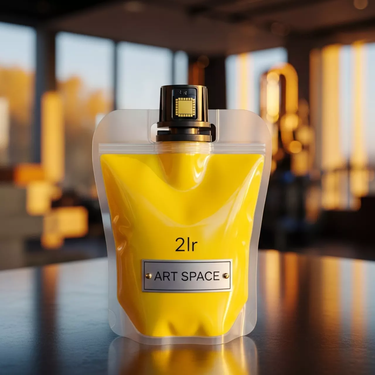 Аренда Чернила Yellow Nutec Diamond D15 TRV2 в пакетах с чипом в ресторане «Магеллан» — ART SPACE