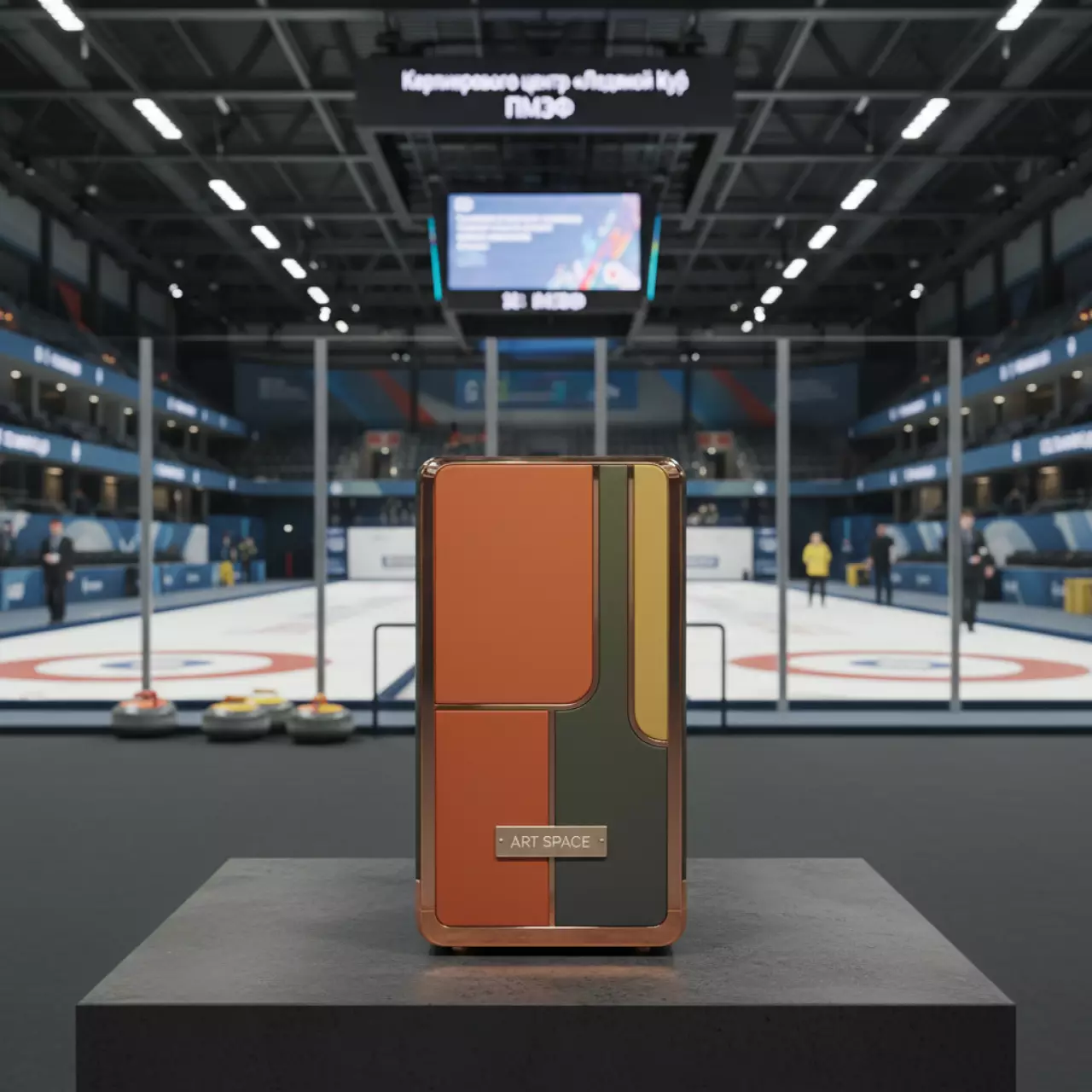 Аренда Чиллер 160 мл диаметр 11 см в Керлинговом центре «Ледяной куб» — ART SPACE