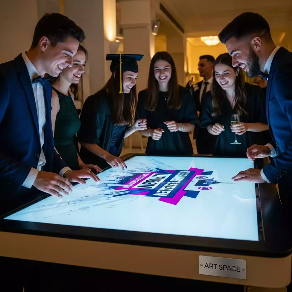 Аренда Чудо стол интерактивный Interactive Project в ресторане «Sanremo» — ART SPACE