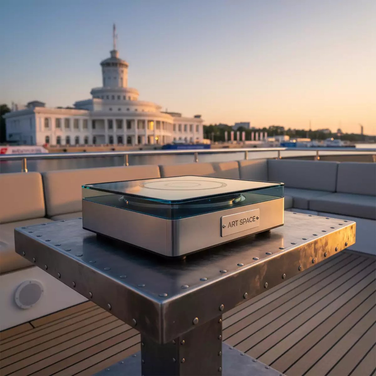 Аренда Цифровая лаборатория SenseDisc Physics на VIP теплоходе (Морпорт Сочи) — ART SPACE