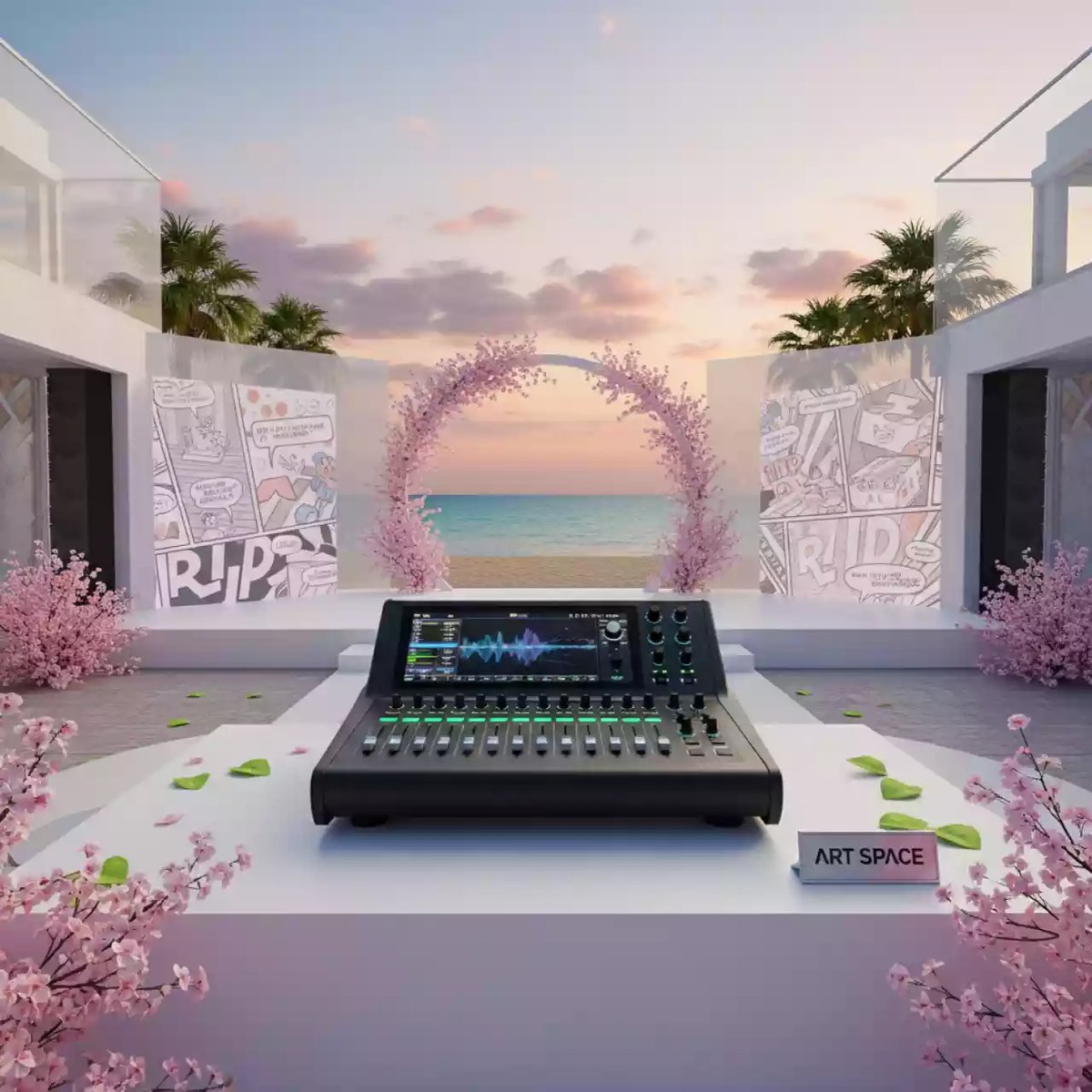 Аренда Цифровой микшерный пульт Yamaha CL1 в пляжном комплексе VinoGrad — ART SPACE