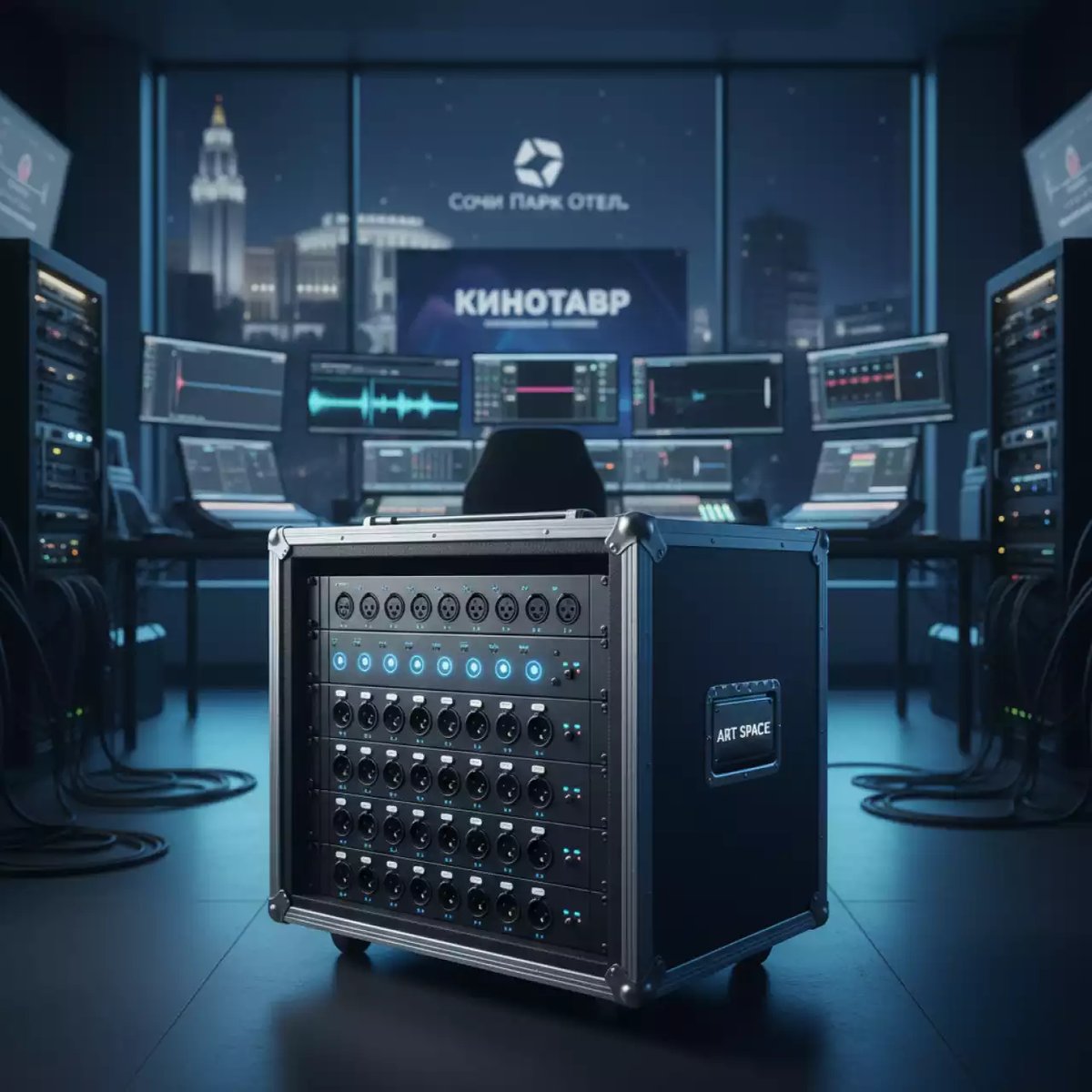 Аренда Цифровой микшерный пульт Yamaha stage rack Rio D в Сочи Парк Отеле — ART SPACE