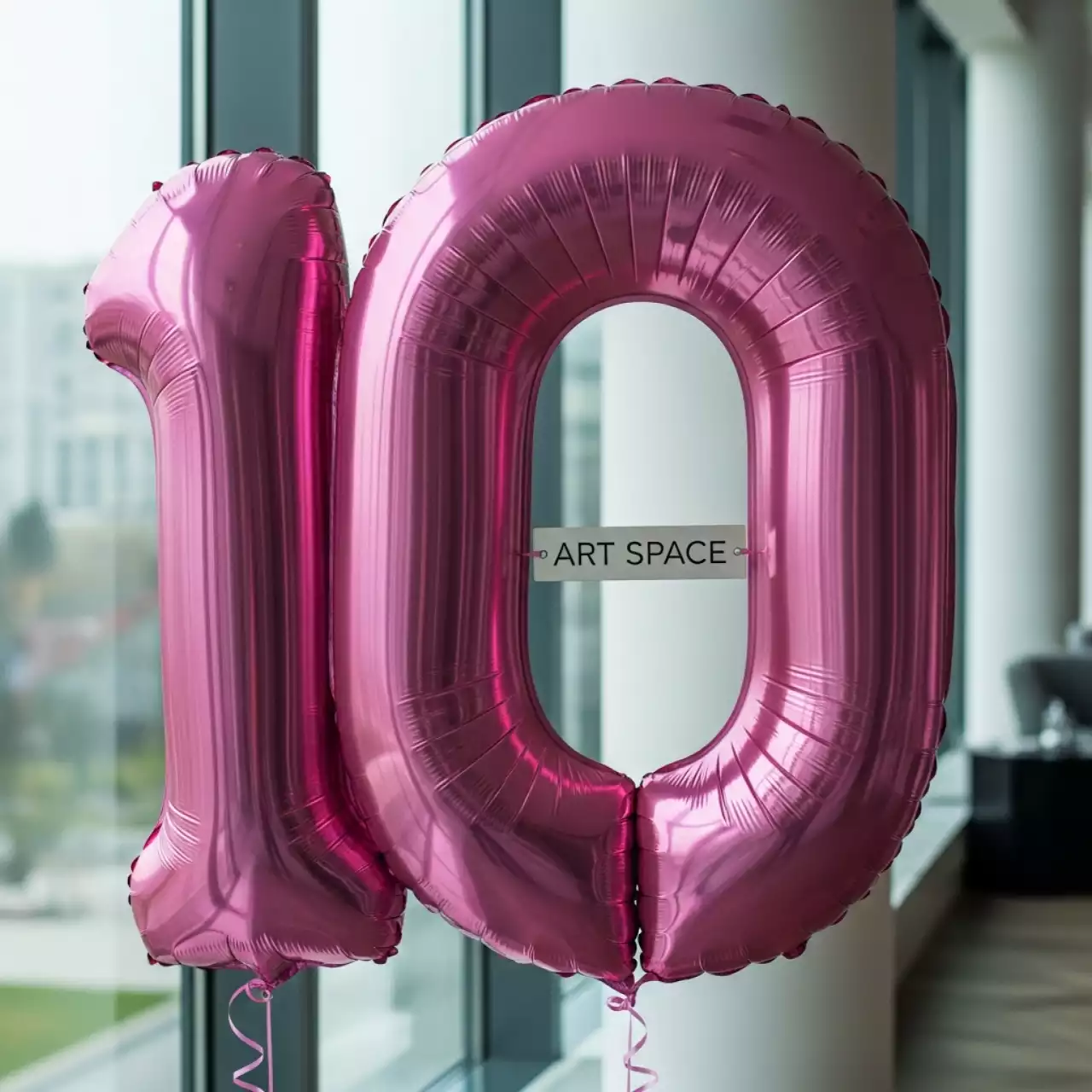 Аренда Цифры фольгированные розовые в Mercure Сочи Центр — ART SPACE