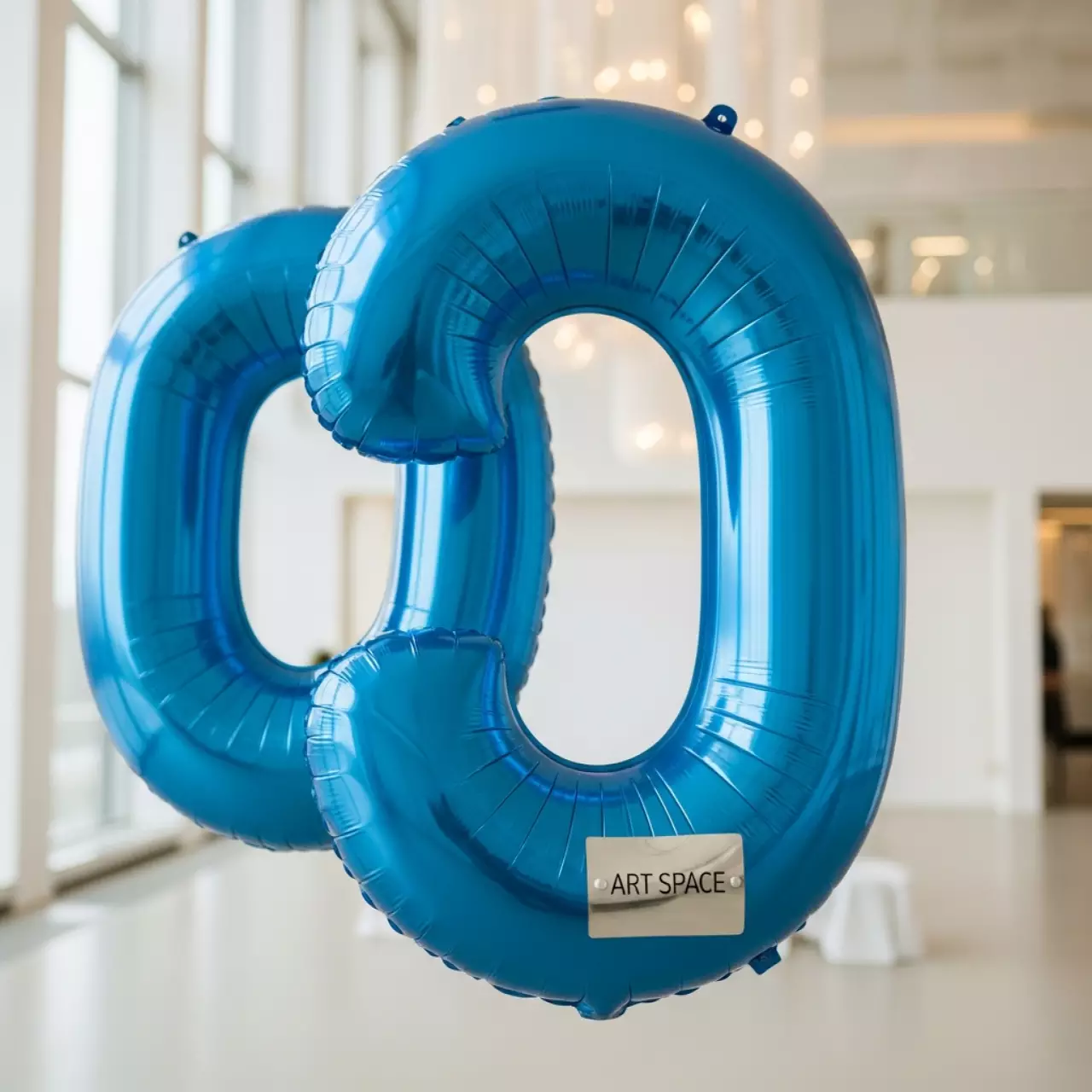 Аренда Цифры фольгированные синие в санатории «Черноморье» — ART SPACE