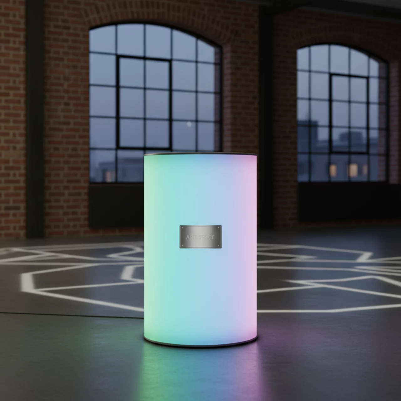 Аренда Цилиндр с подсветкой LED диаметр 40 в Boutique Hotel PORTUM 1905 — ART SPACE