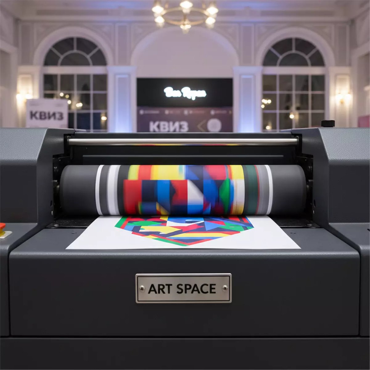 Аренда Цилиндра раскатного RISO FII Type Drum А4 в ресторане «Баран-Рапан» — ART SPACE