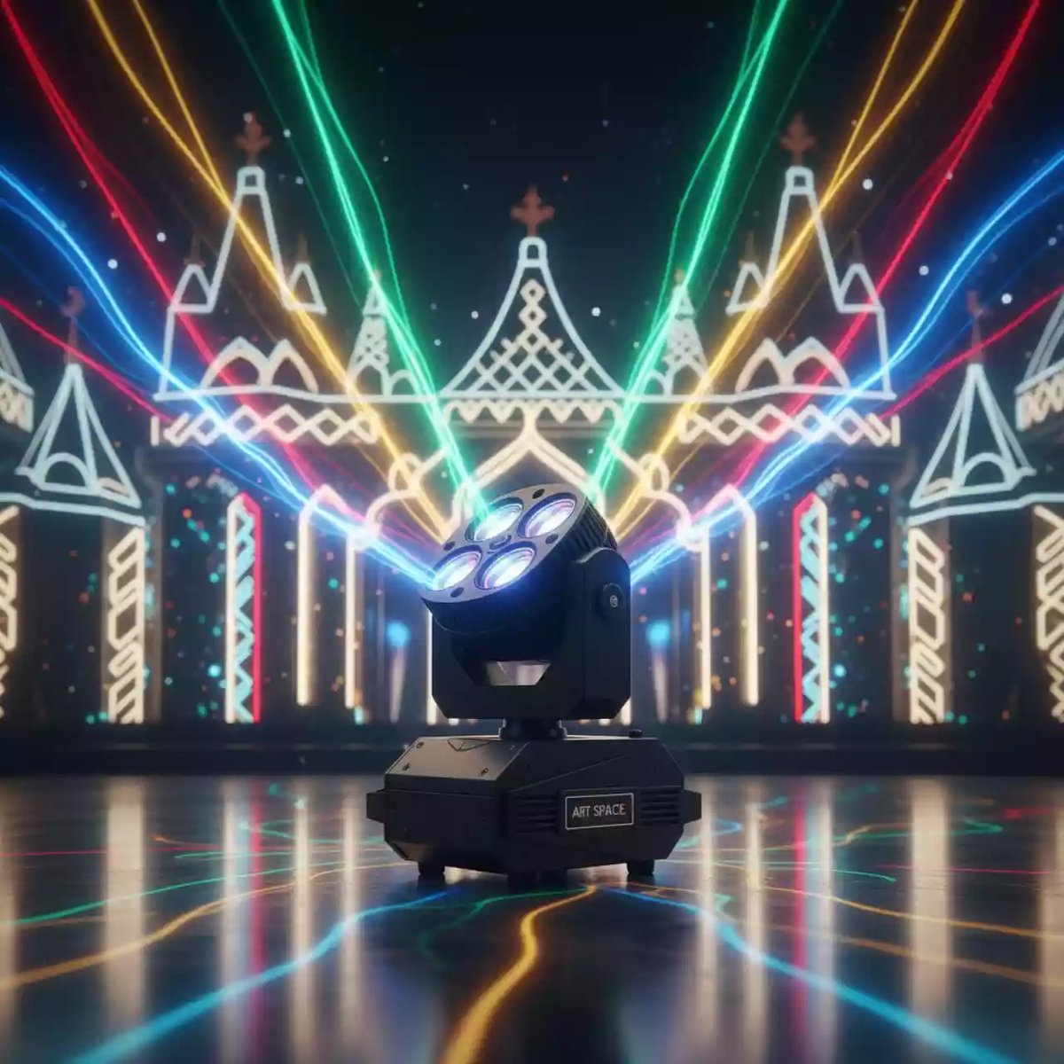 Аренда Clay Paky A.leda B EYE K10 в этно-парке «Моя Россия» — ART SPACE