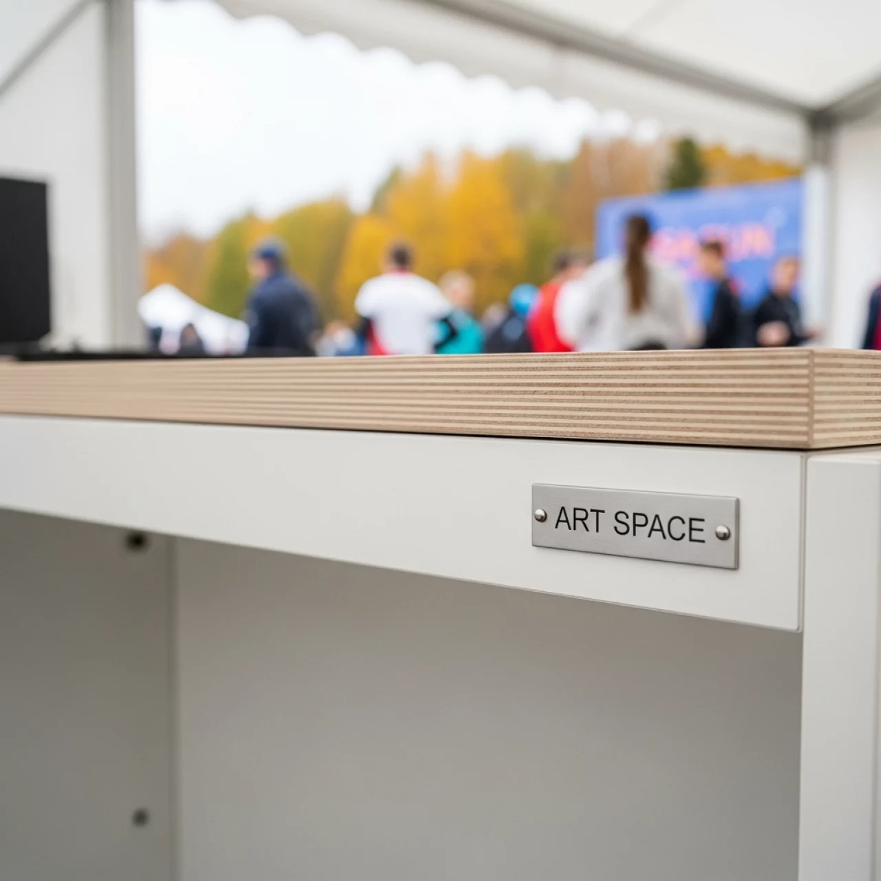 Аренда Цоколь для кухни ДСП белый 2400х100х16 мм на площадке Rosa Peak (2320м) — ART SPACE