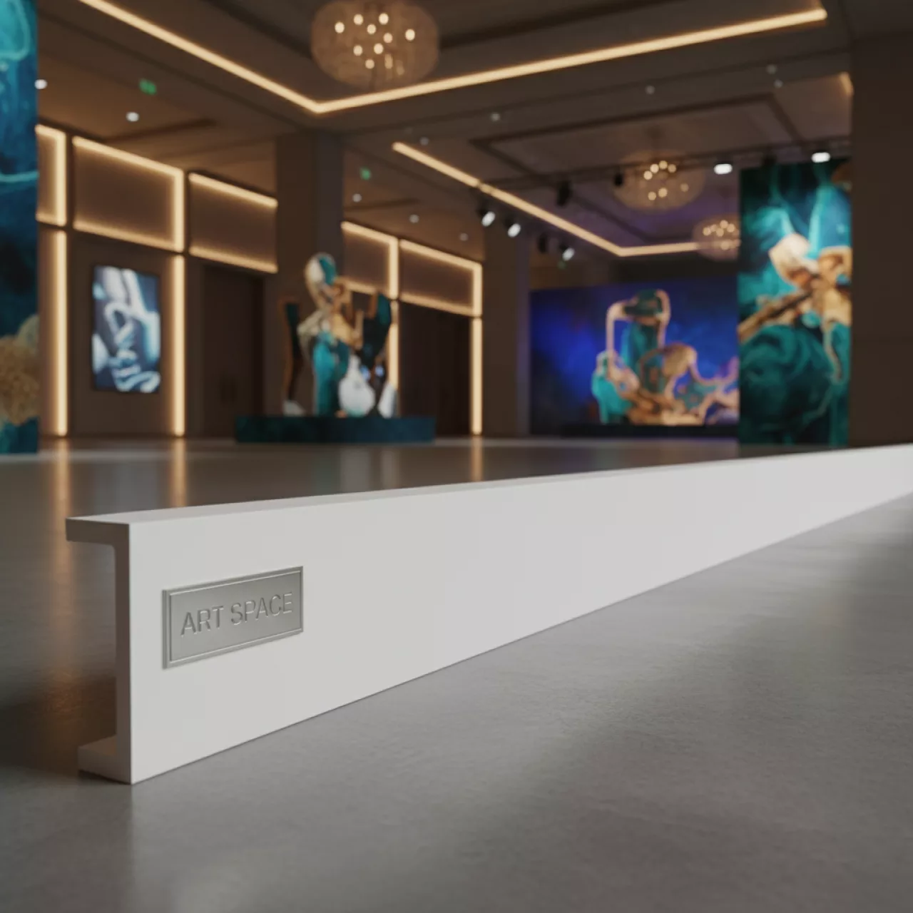 Аренда Цоколь ПВХ для кухни белый 100 мм 32 м в Stella di Mosca — ART SPACE