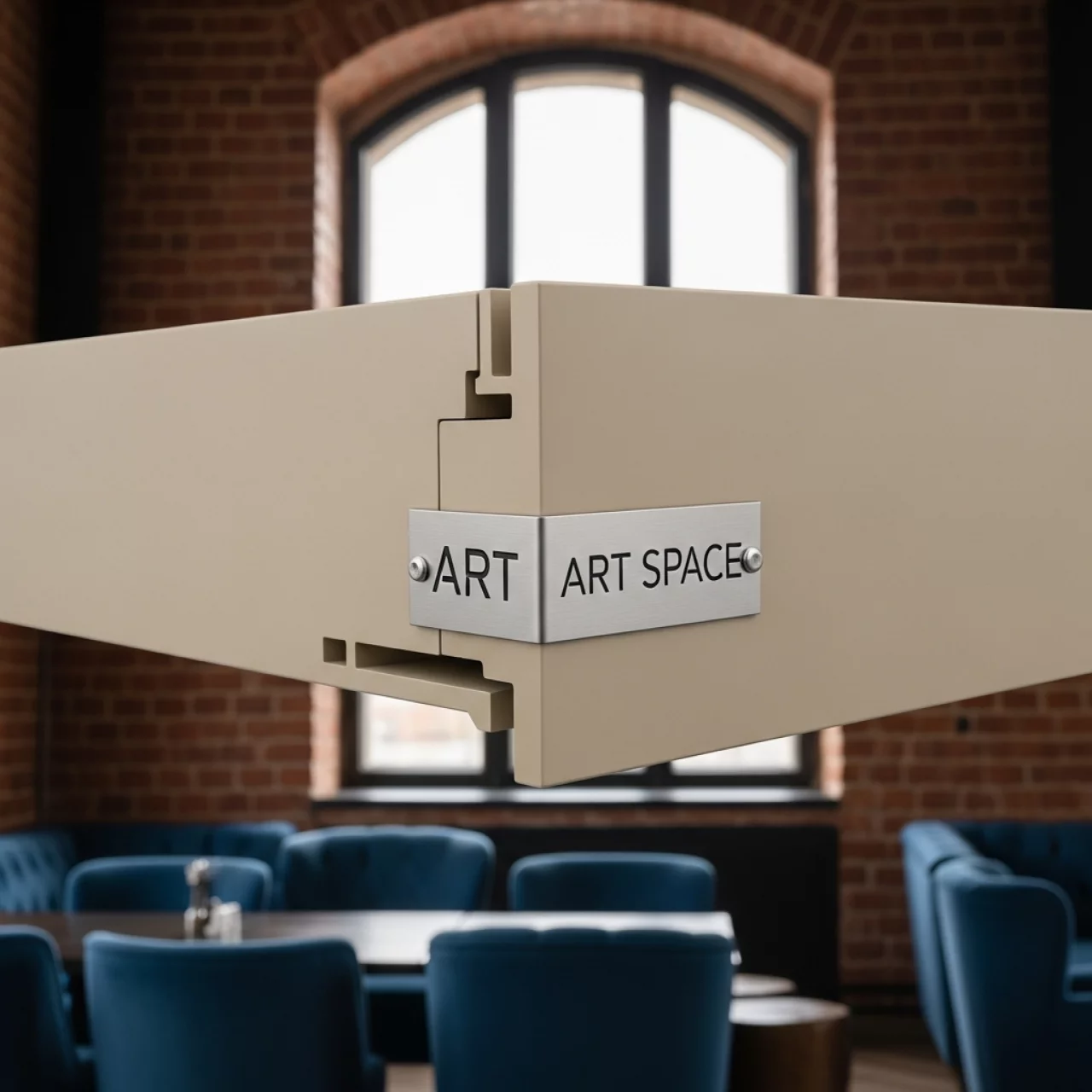 Аренда Цоколь ПВХ для кухни бежевый 100 мм 32 м в ресторане «Voda» — ART SPACE