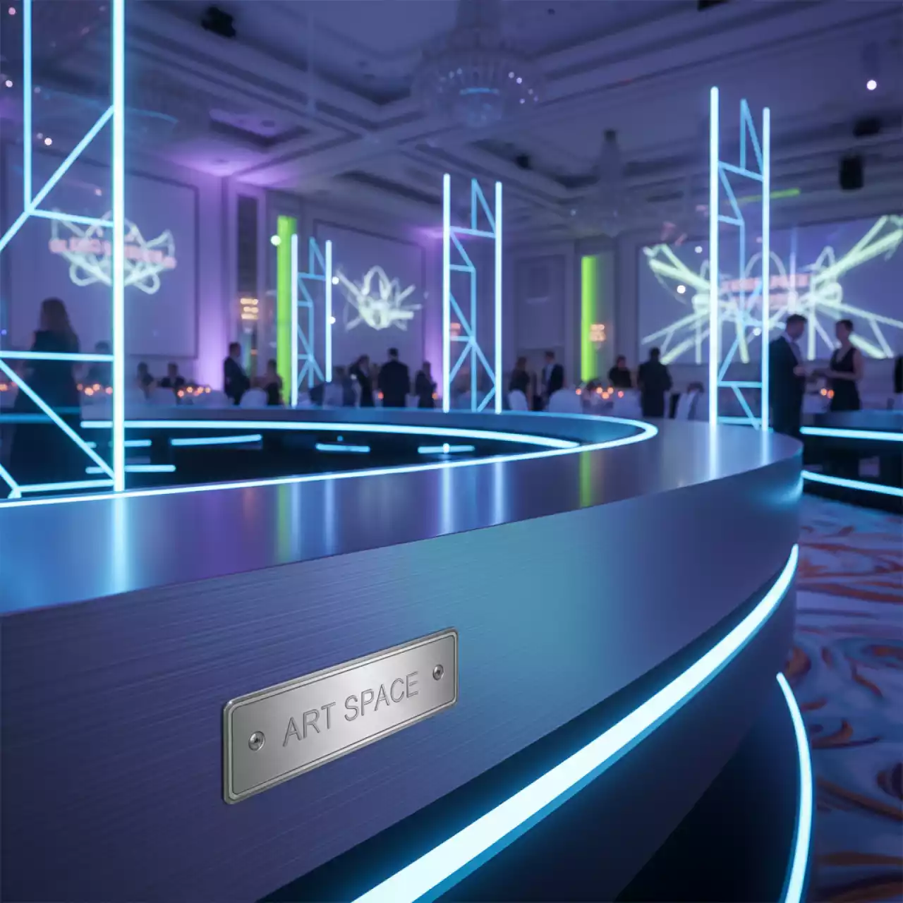 Аренда Цоколь ПВХ для кухни шлифованное серебро 150 мм 32 м в отеле «Звездный» — ART SPACE