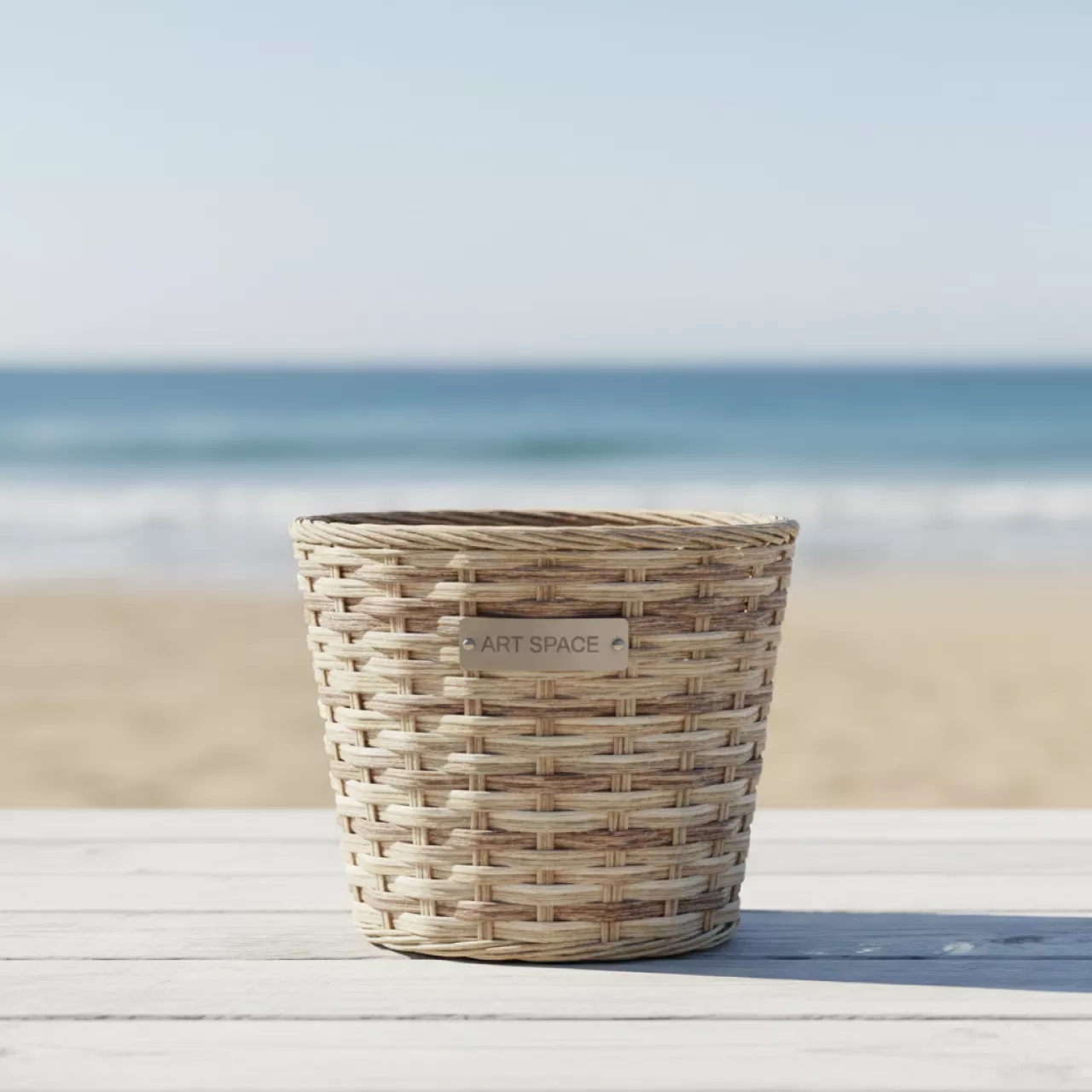 Аренда Цветочницы плетеные 299102 на пляже «Ривьера» — ART SPACE