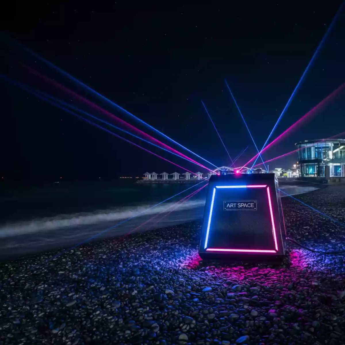 Аренда Цветомузыка Иллюзия 4 на пляже «Маяк» — ART SPACE
