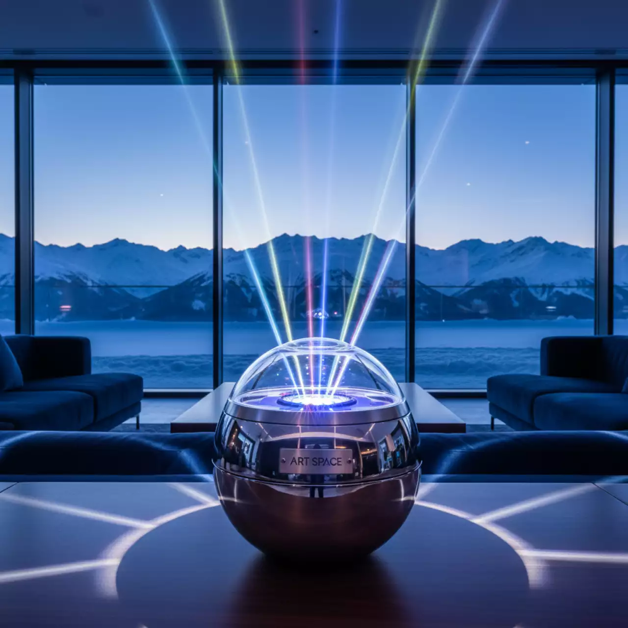 Аренда Цветомузыка Involight LEDball 53 на площадке Rosa Peak (2320м) — ART SPACE