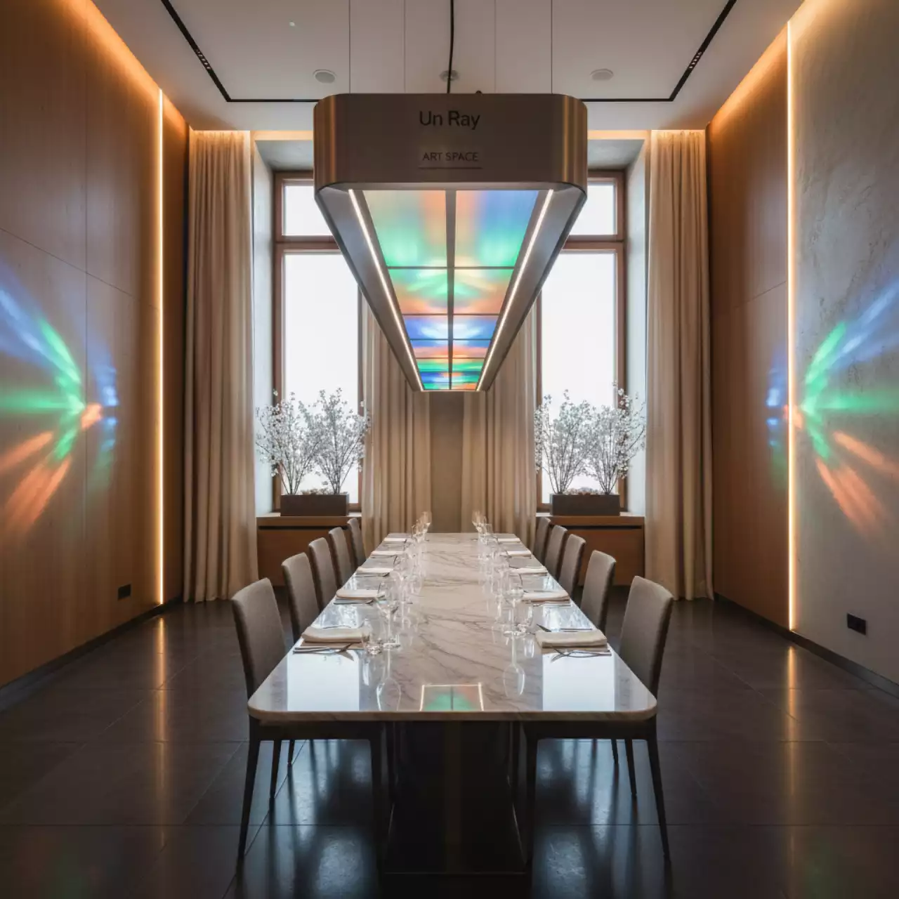 Аренда Цветомузыка Un Ray в ресторане «Магеллан» — ART SPACE