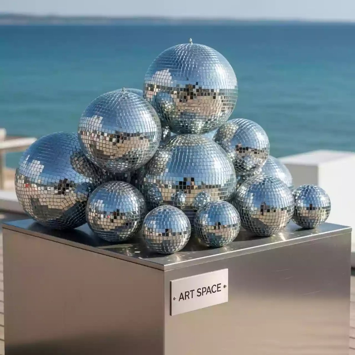 Аренда Декор фотозона дискошар на пляжных клубах Хосты — ART SPACE
