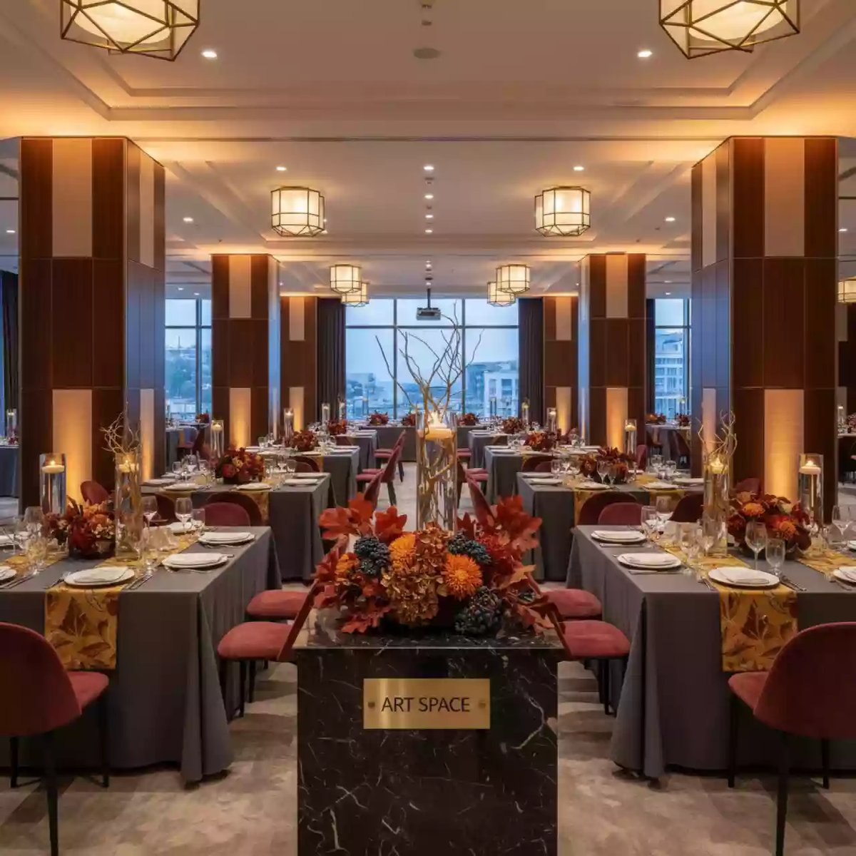 Аренда Декор и атмосферное освещение в Pullman Sochi Centre — ART SPACE