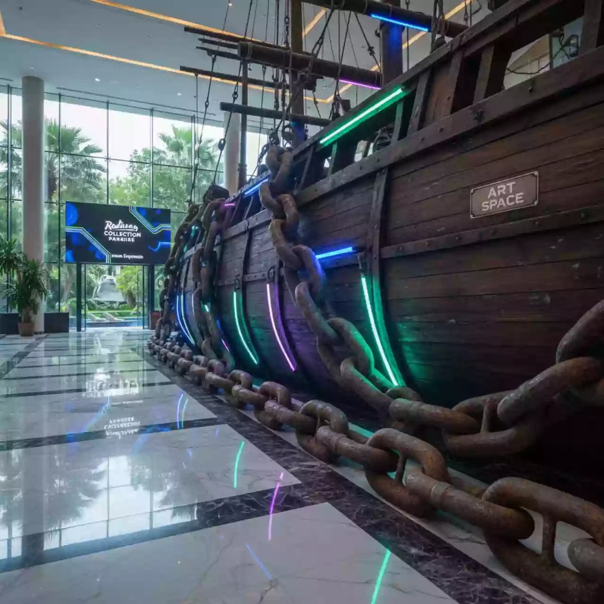 Аренда Декор пиратский в Radisson Collection Paradise — ART SPACE