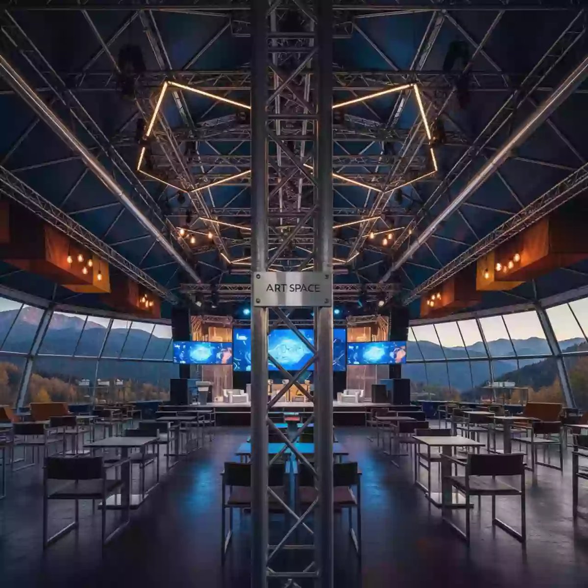 Аренда Декор шатров в Novotel Resort — ART SPACE