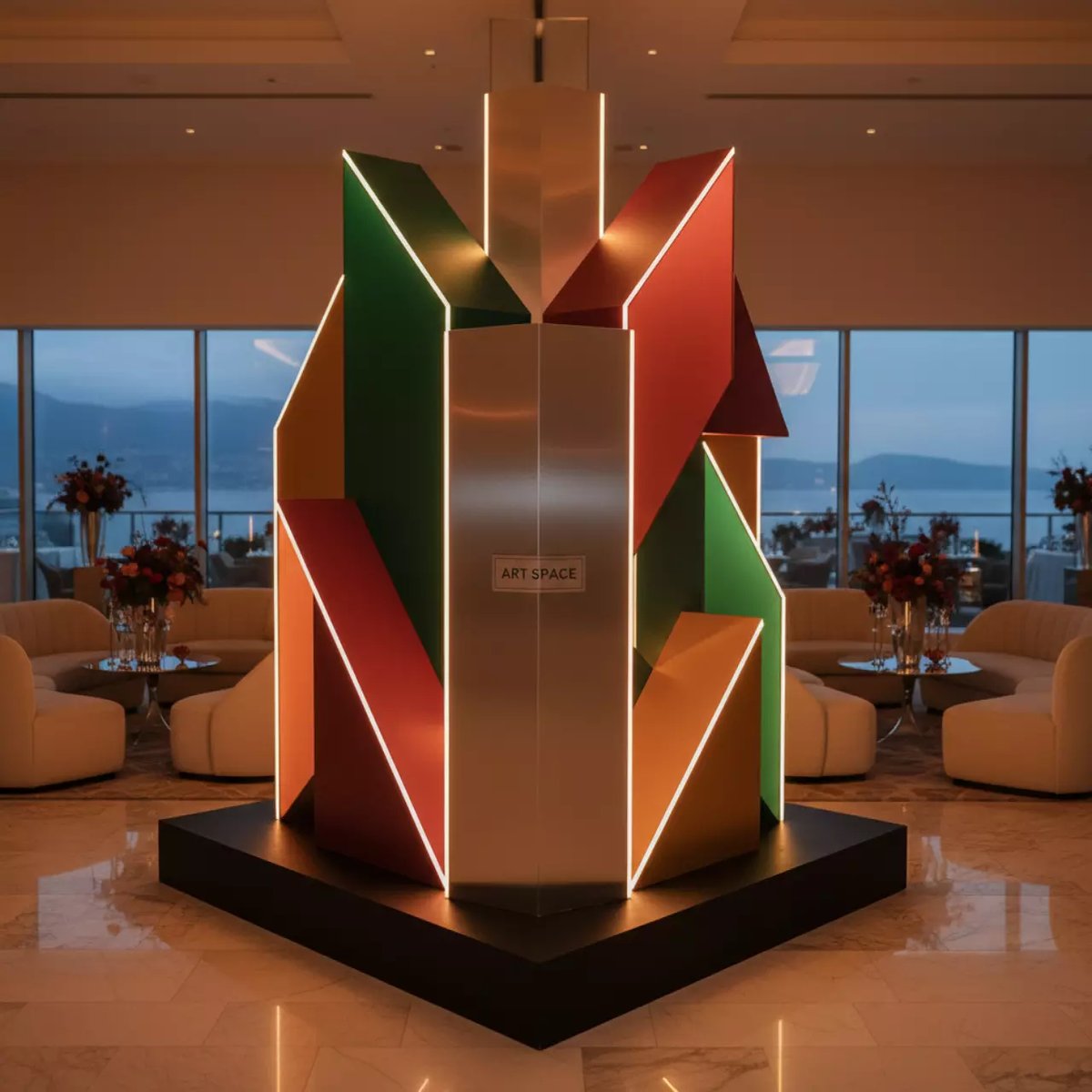 Аренда Декор световой в отеле Hyatt Regency Sochi — ART SPACE