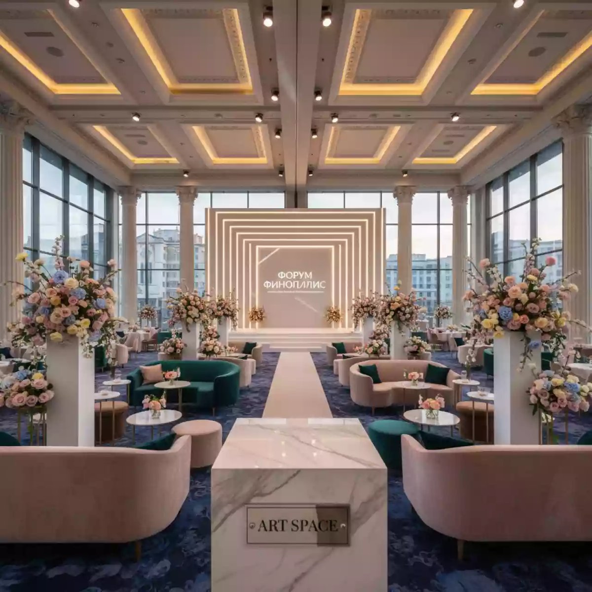 Аренда Декор в конгресс-холле отеля Жемчужина — ART SPACE