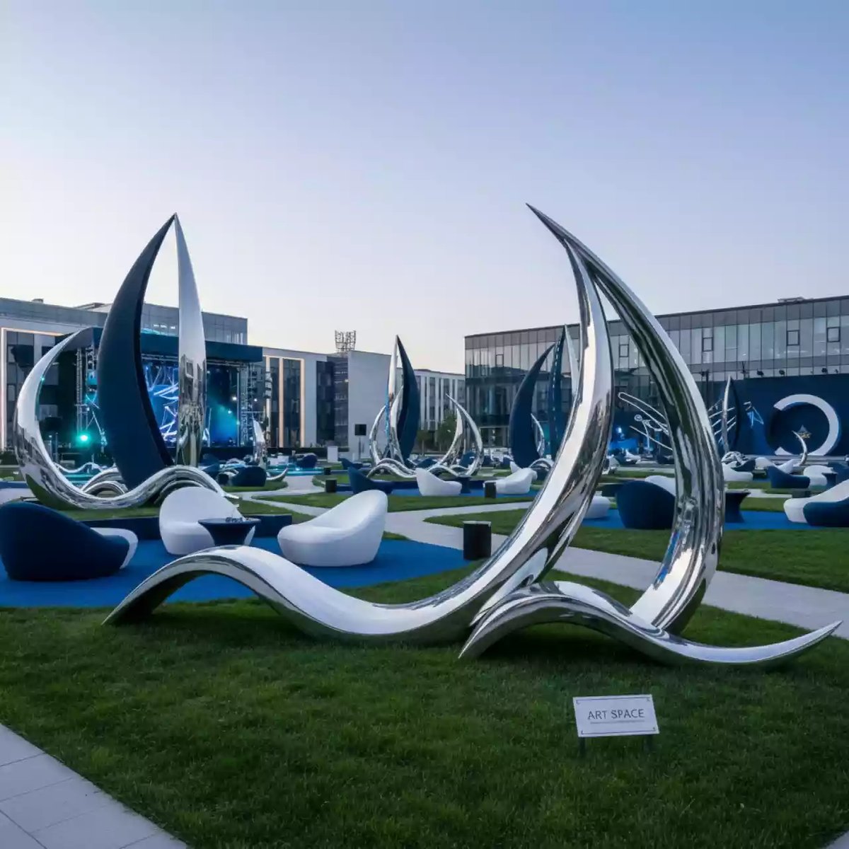 Аренда Декор загородного участка в морском стиле в Университете «Сириус» — ART SPACE