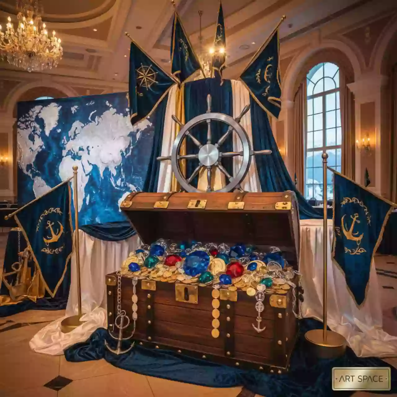 Аренда Декораций для пиратской вечеринки Radisson Hotel Rosa Khutor — ART SPACE