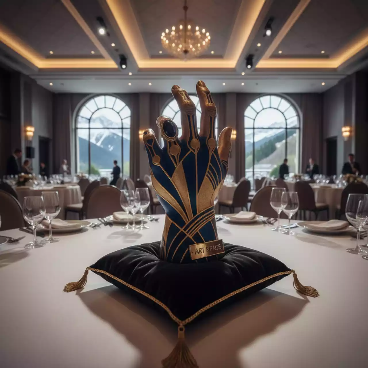 Аренда Декорация на Хэллоуин оторванная кисть в Rixos Krasnaya Polyana — ART SPACE