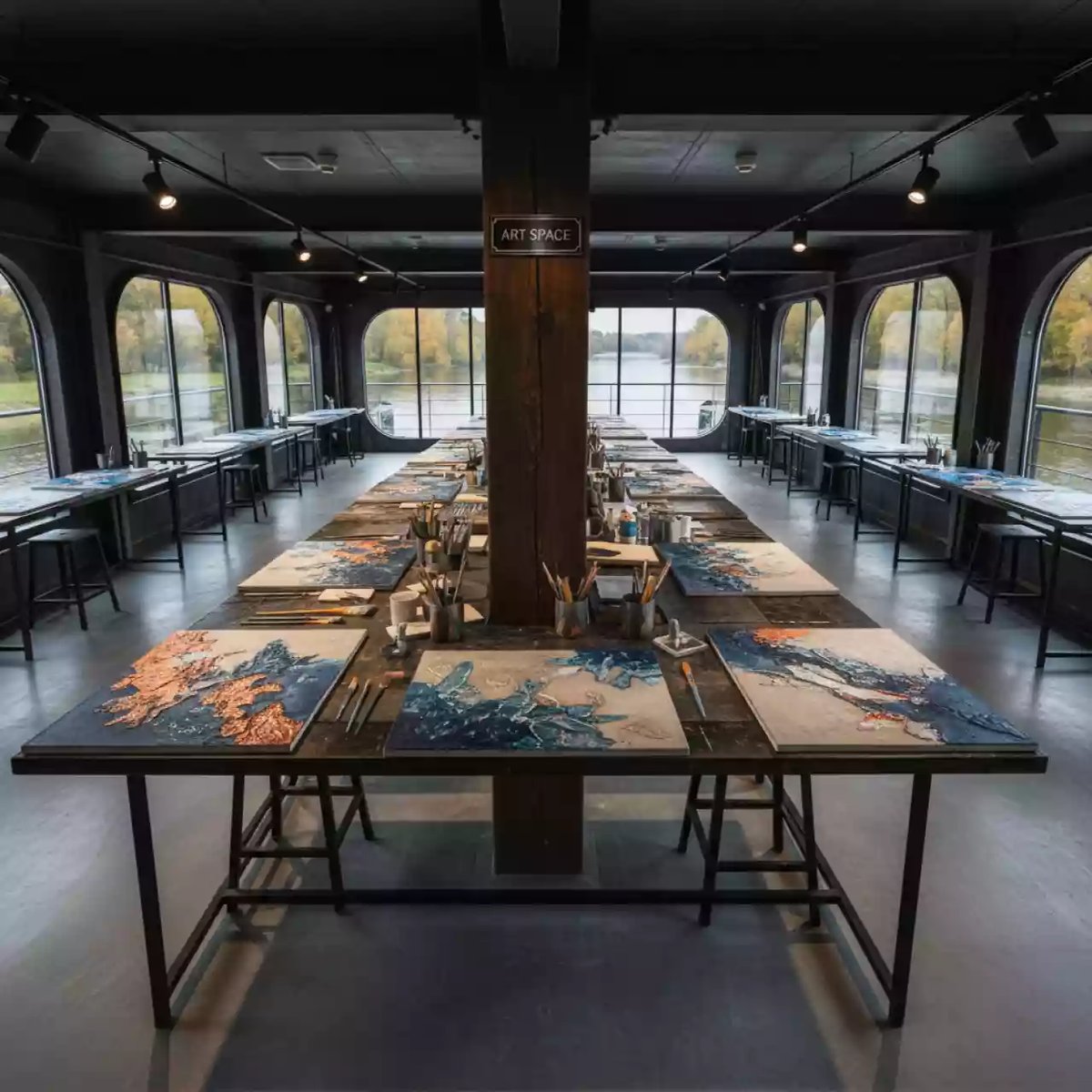 Аренда Декоративное панно мастер класс по созданию на теплоходе «Дагомыс» — ART SPACE