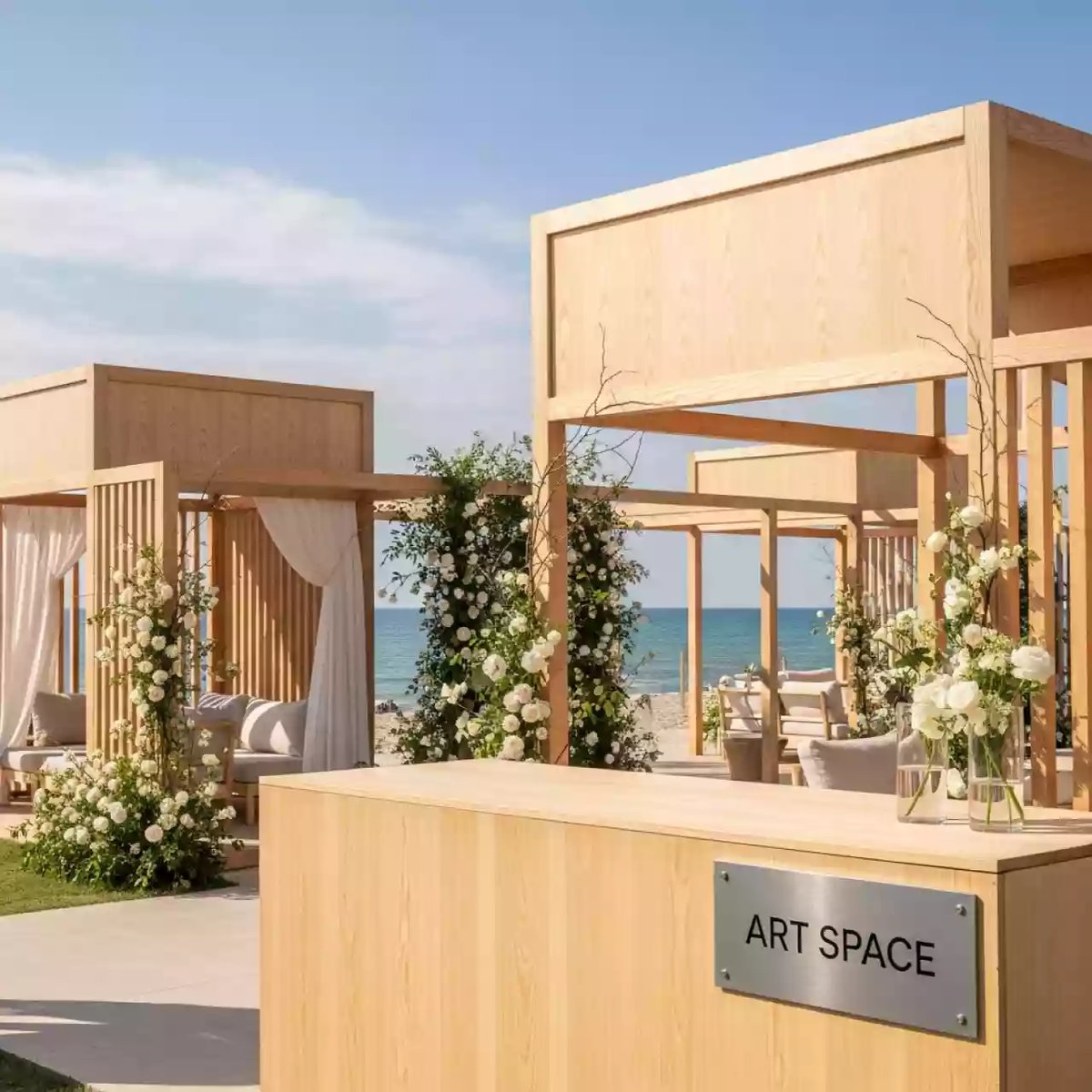 Аренда Декорирование на пляже «Маяк» — ART SPACE