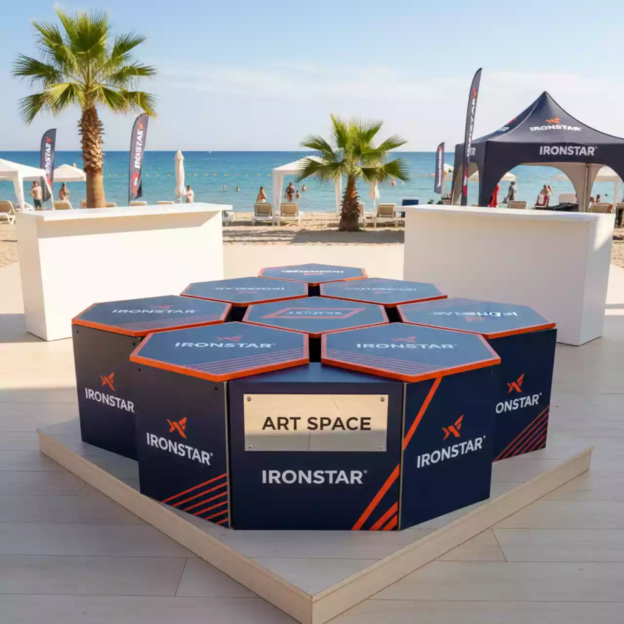 Аренда Демосистема настольная Office Force 10 панелей на пляжных клубах Хосты — ART SPACE