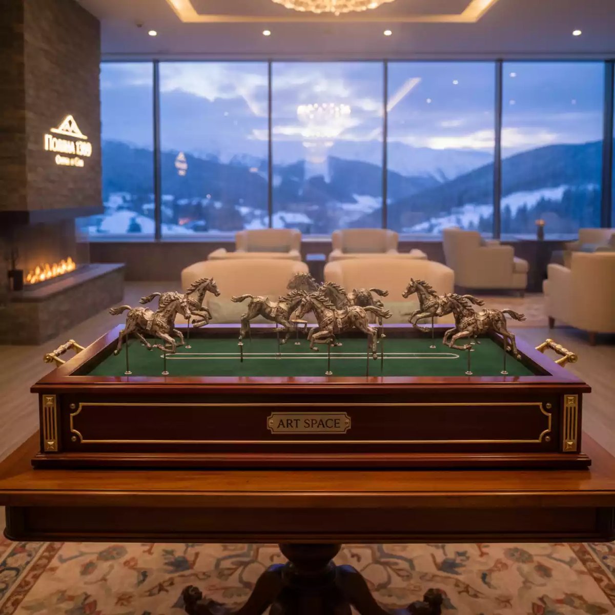Аренда Дерби настольное в Поляна 1389 Отель и Спа — ART SPACE