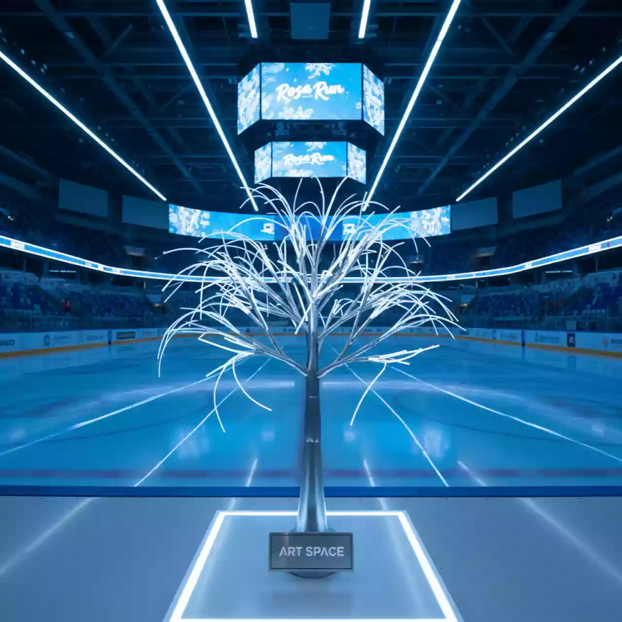Аренда Дерево малое в ледовой арене «Шайба» — ART SPACE