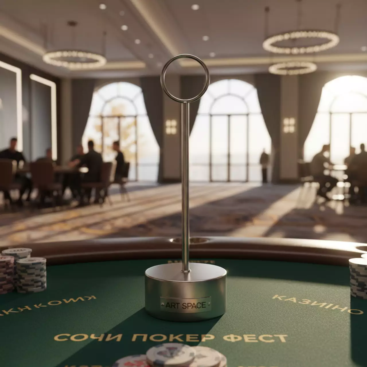 Аренда Держатель для номерков 25 см в казино «Сочи» — ART SPACE