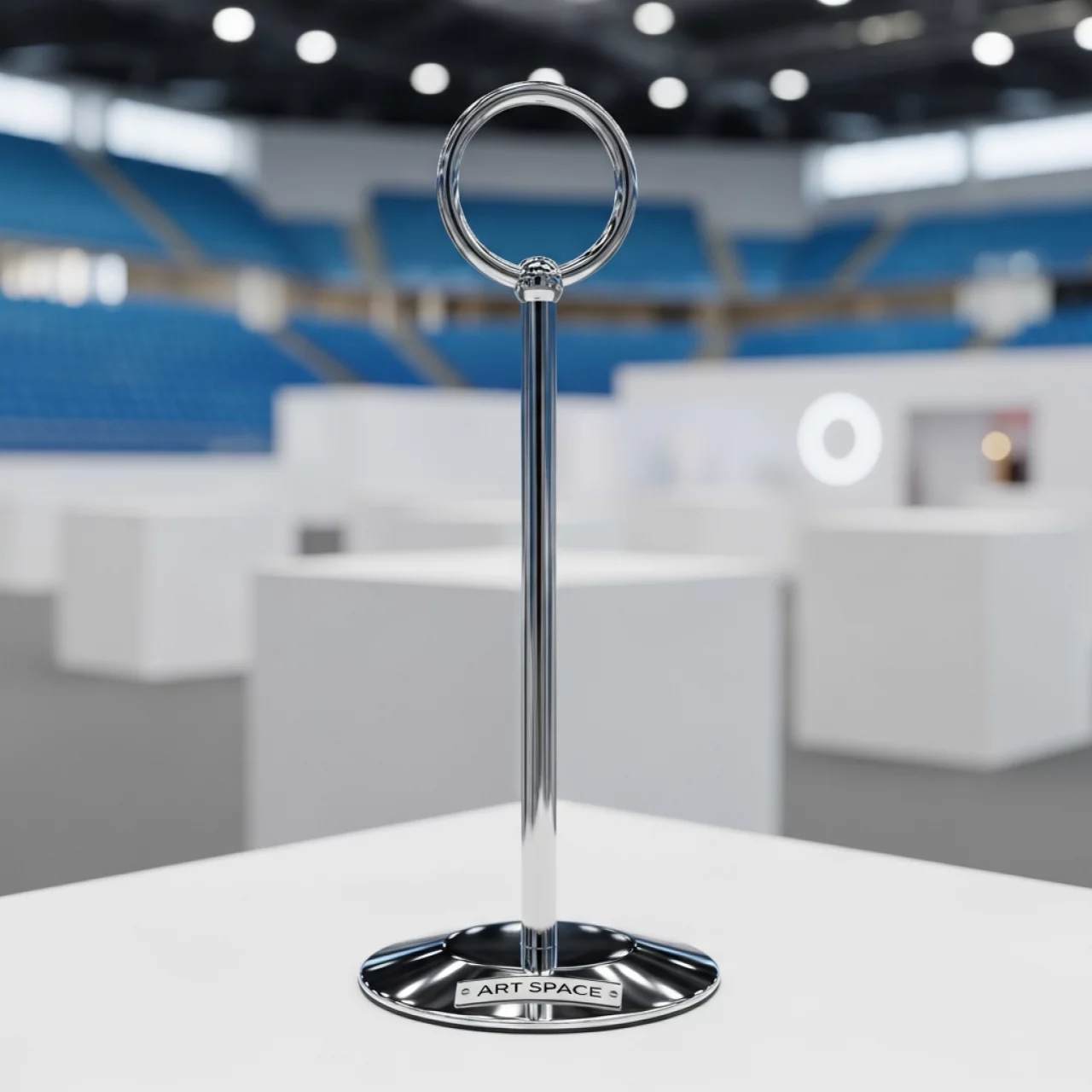Аренда Держатель для номерков классический 250 мм серебряный на арене «Фишт» — ART SPACE