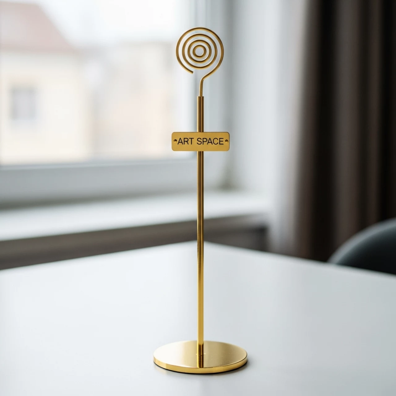 Аренда Держатель для номерков классический 300 мм золото в зале «Чайка» (Морпорт) — ART SPACE